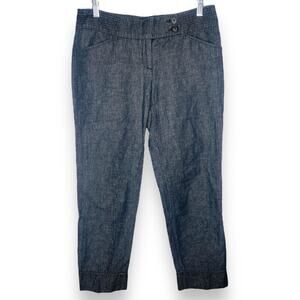 Willi Smith Wrinkle Control Crisp Linen Blend Dress Pants Size 6